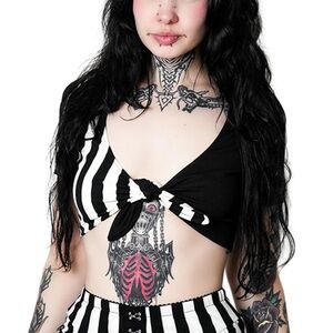 Ghost Town Front Tie Top
